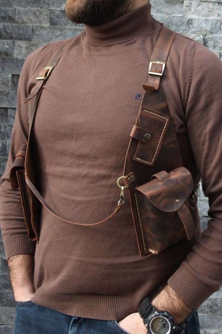 Premium Underarm Leather Holster – BAALKI Signature Collection  Carry with Confidence. Crafted for Style.