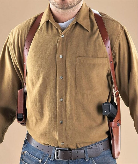 Premium Underarm Leather Holster – BAALKI Signature Collection  Carry with Confidence. Crafted for Style.